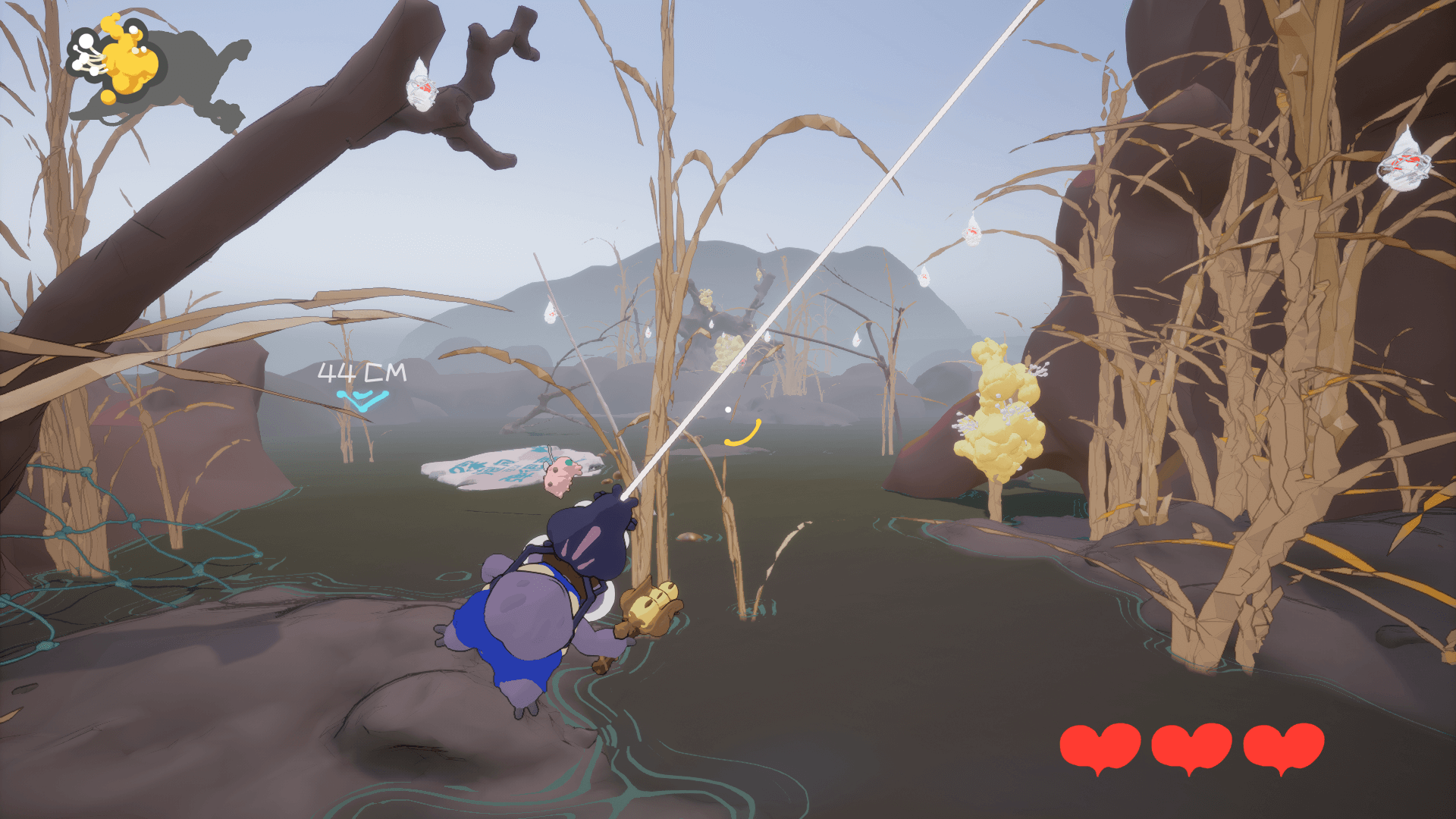 Swing Swamp combat screenshot featuring spider vs mutated insects
