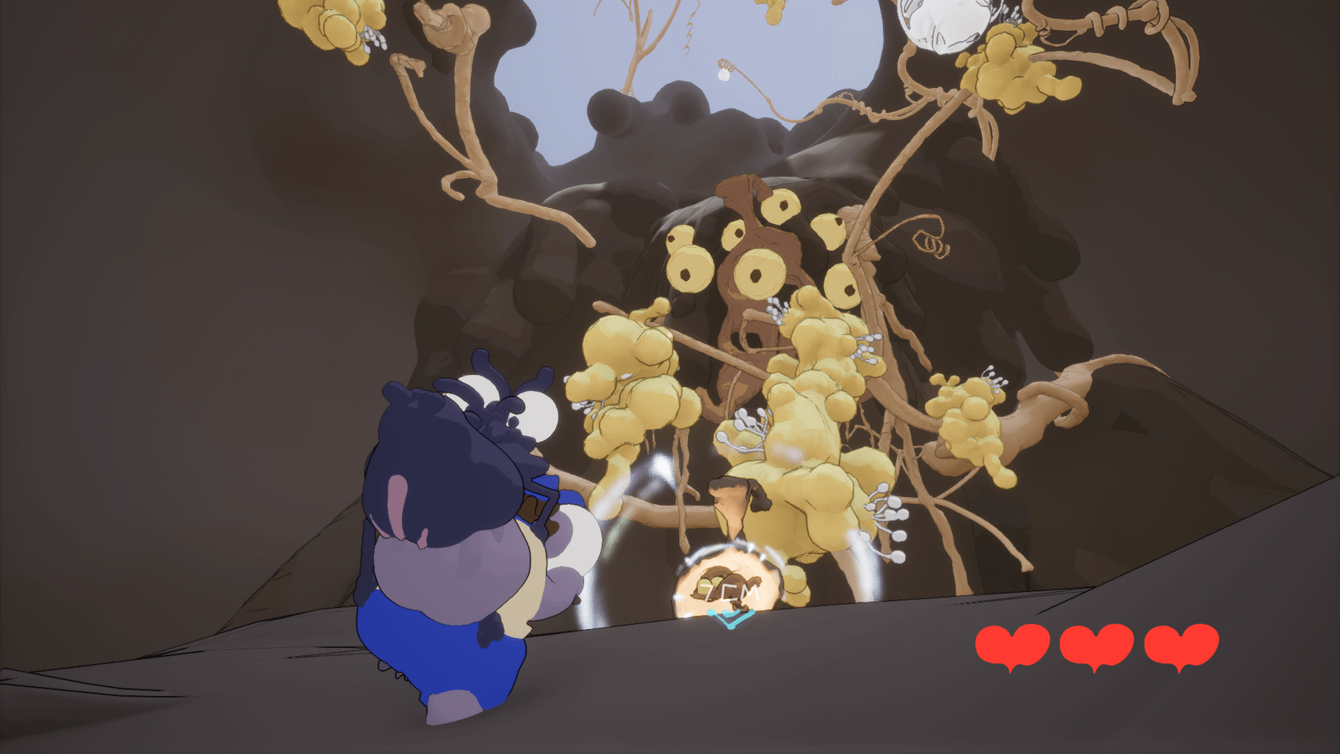 Swing Swamp action screenshot with spider protagonist in combat