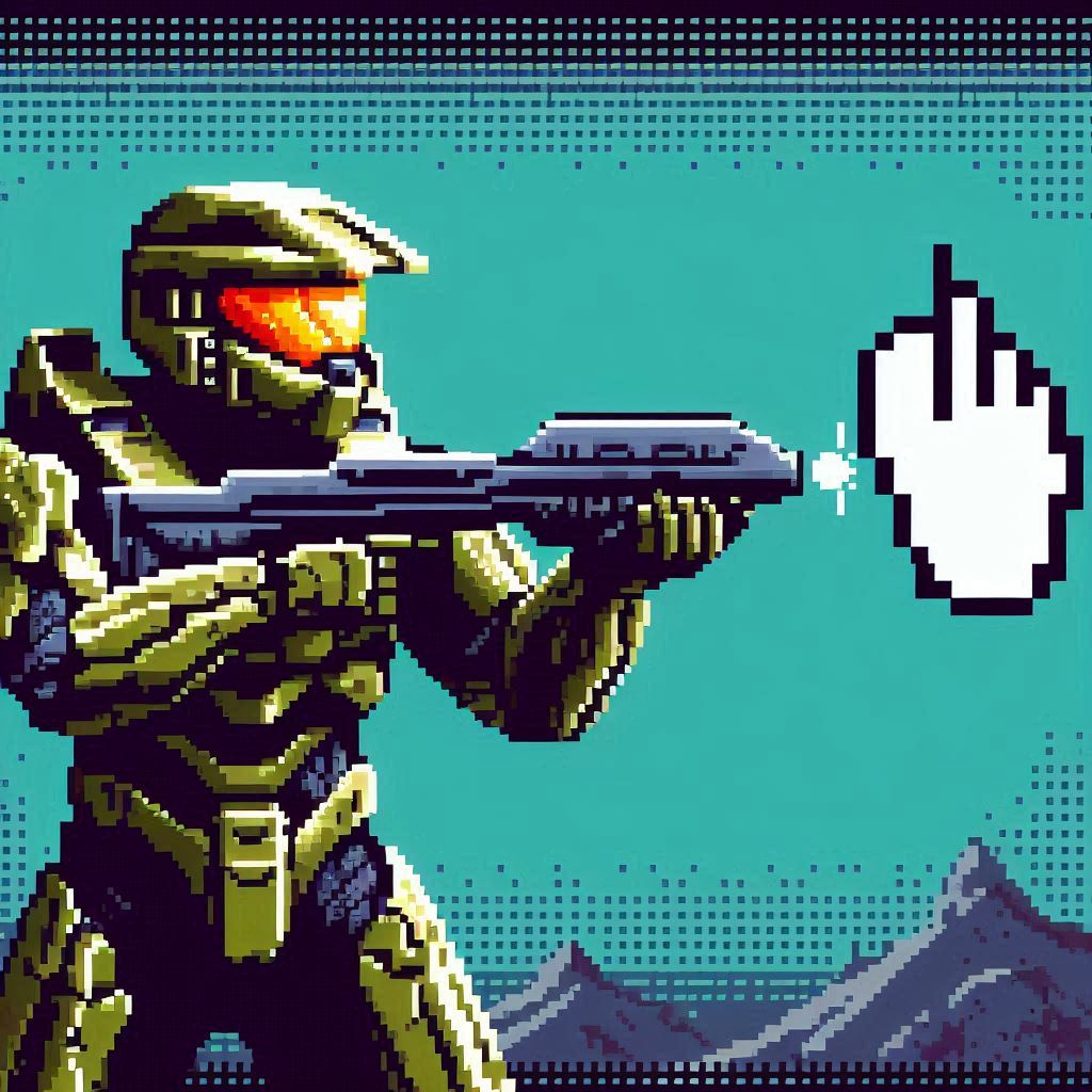 masterchief pixel